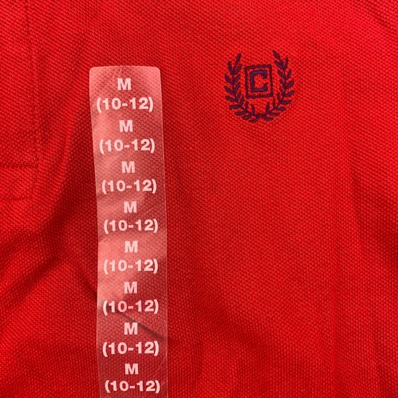 CHAPS Boys Polo Shirt Size M (10-12) Red NWT - Picture 3 of 7